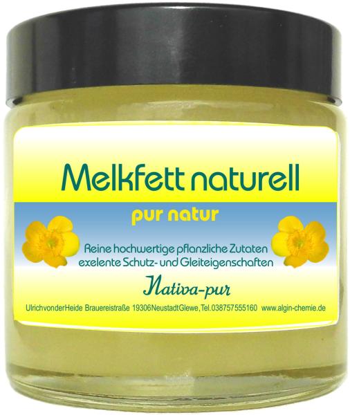 Melkfett Nativa Vaseline pur 100ml Glastiegel
